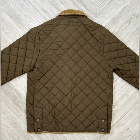 Vintage Talbots Quilted Barn Jacket with Corduroy Trim and Plaid Lining Small - Picture 4 of 7